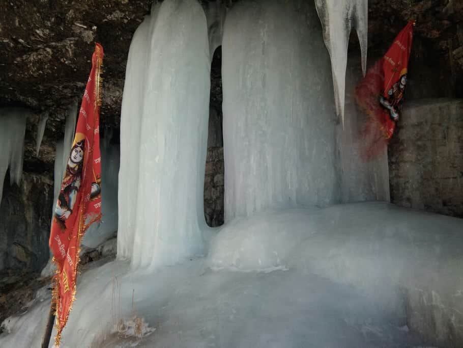 New Year 2021: Snow Shivling of Baba barfani in niti valley Near China border first photo of this year