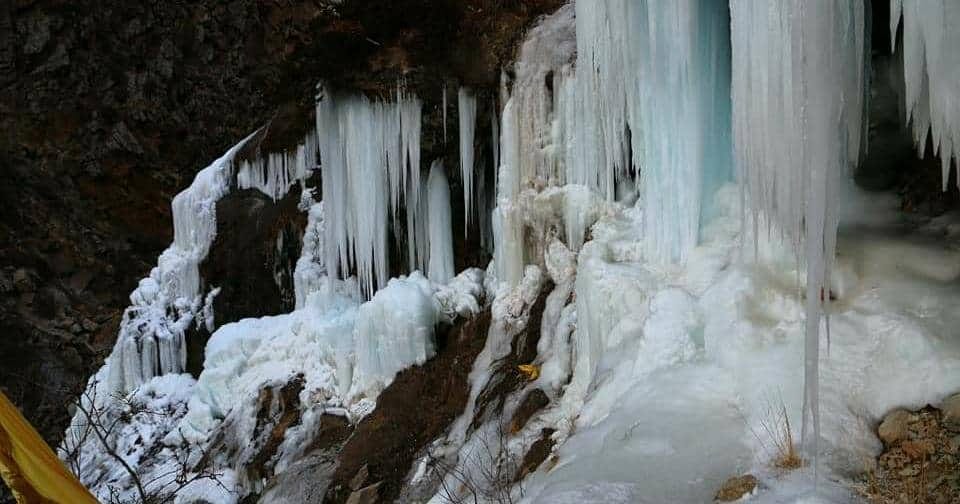 Snow Shivling of Baba barfani see this year In niti valley saw first photo