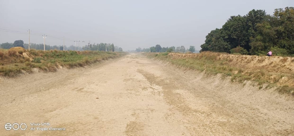 Canal lying dry for one and a half months, four thousand farmers upset