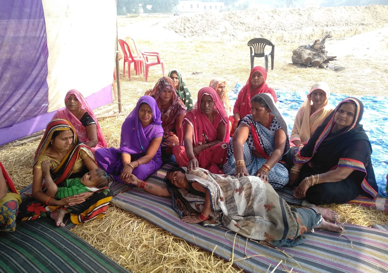 Two women fainted at the strike site