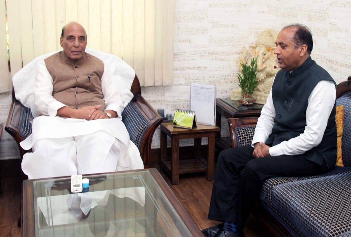CM Jairam met Defense Minister Rajnath, urged to expedite the work of Rohtang Tunnel