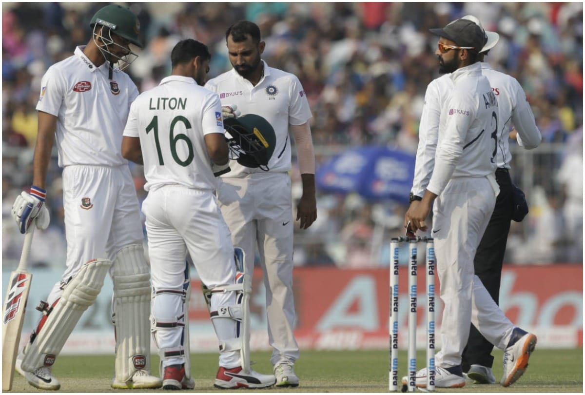 INDvBAN Ishant Sharma on fire Hits Mohammad Mithun On The Head With Dangerous Bouncer WATCH