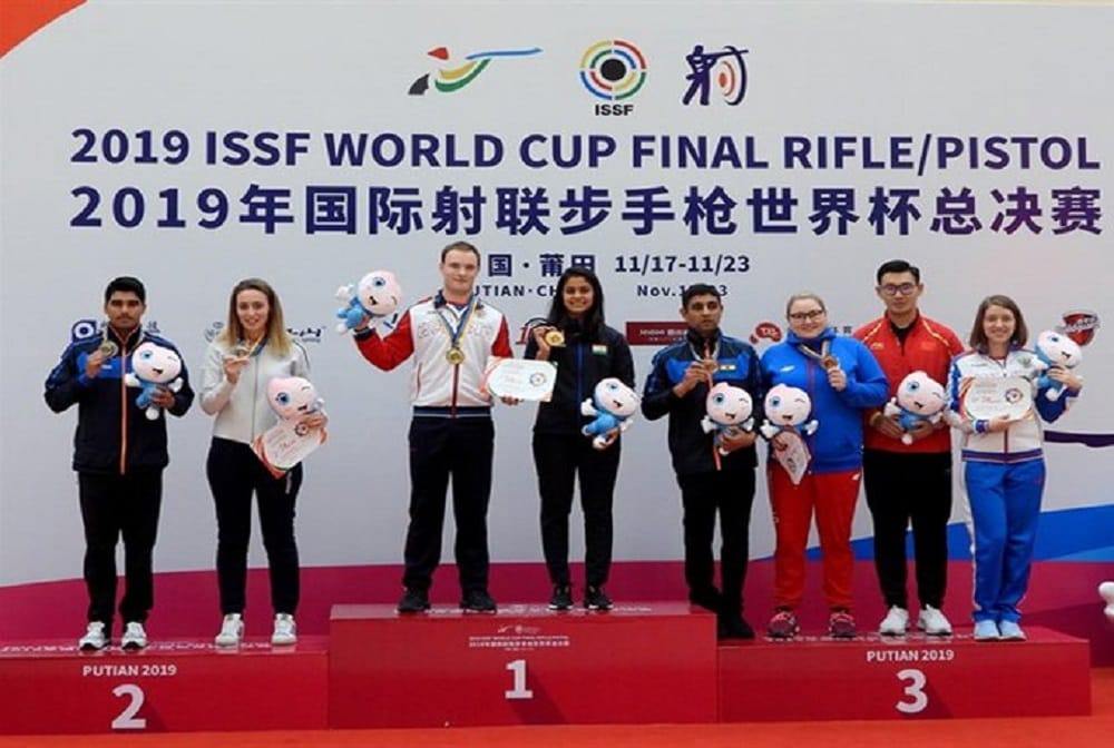 India clinch both ISSF Shooting world cup Presidents Trophies to finish Final on a high