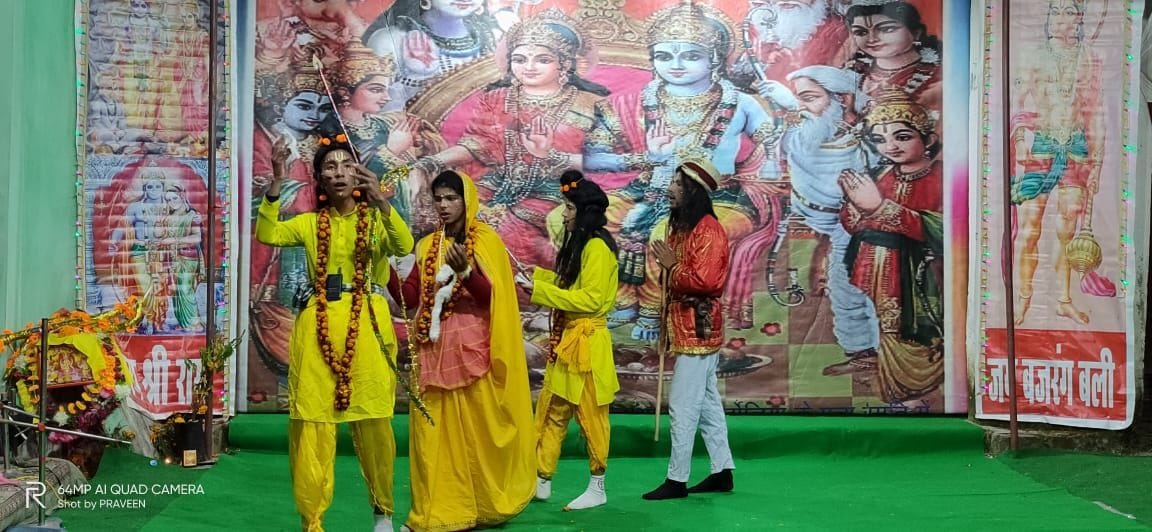 Rama killed Ravana in Bharamari's Ramlila