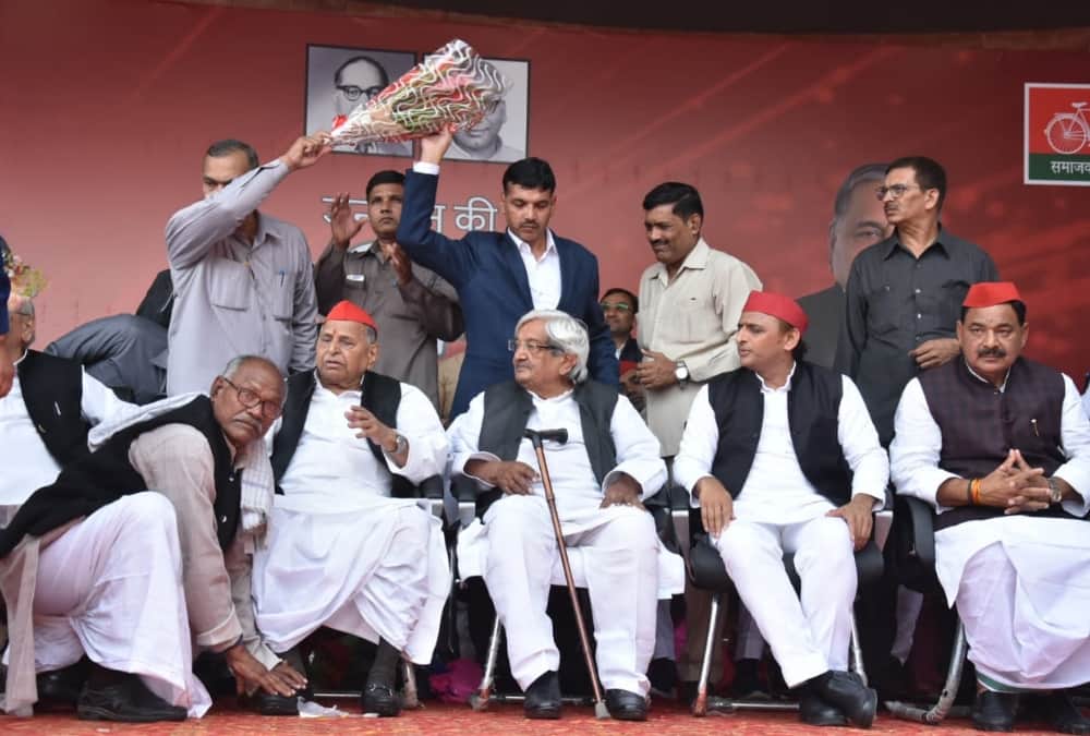 Mulayam Singh Yadav's 81st birthday celebration in Lucknow.