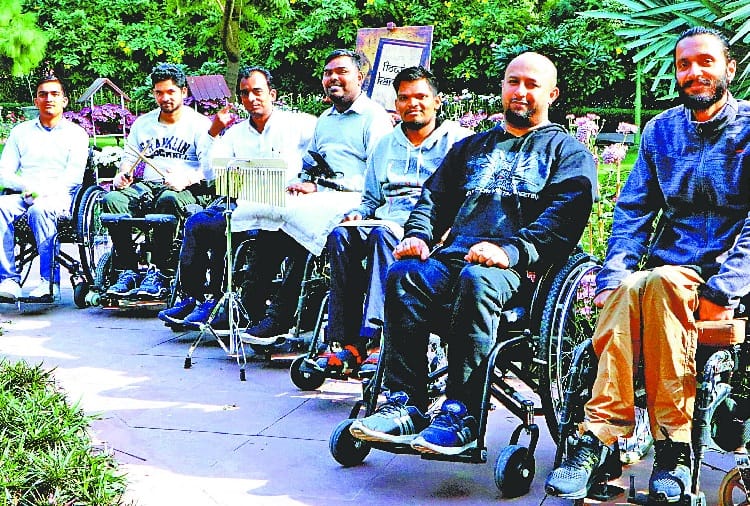 The country's first wheelchair musical band made up of passion