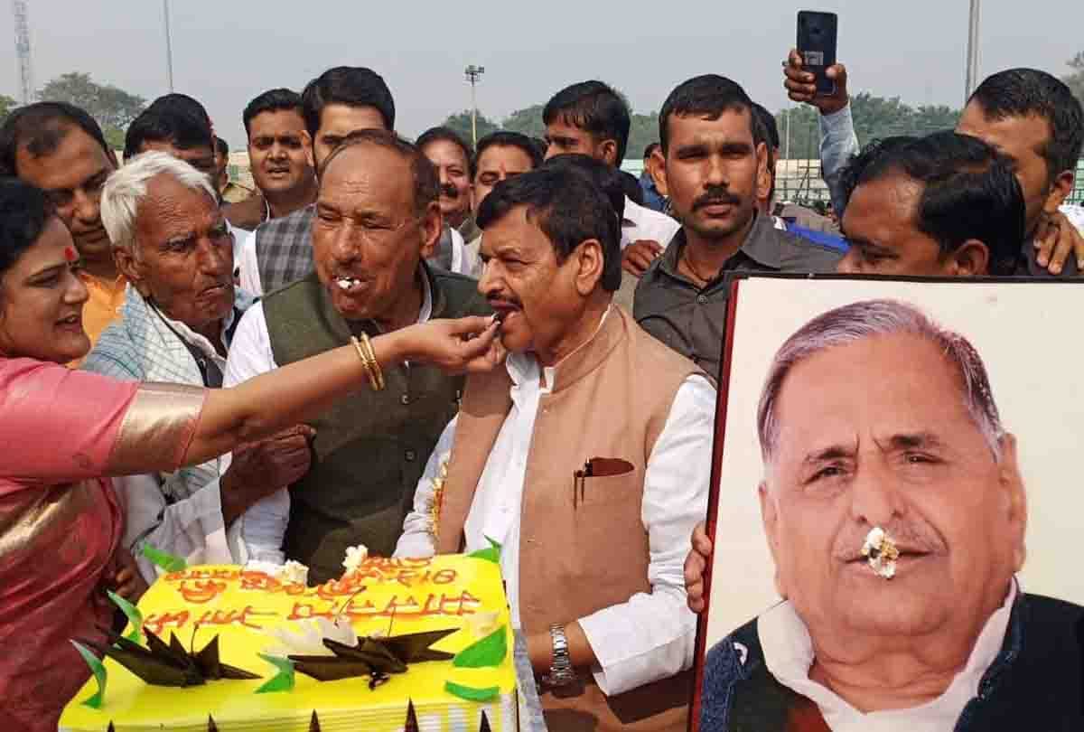 shivpal singh celebrate mulayam singh yadav birthday