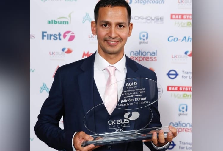A youth of Hoshiarpur become UK's best bus driver
