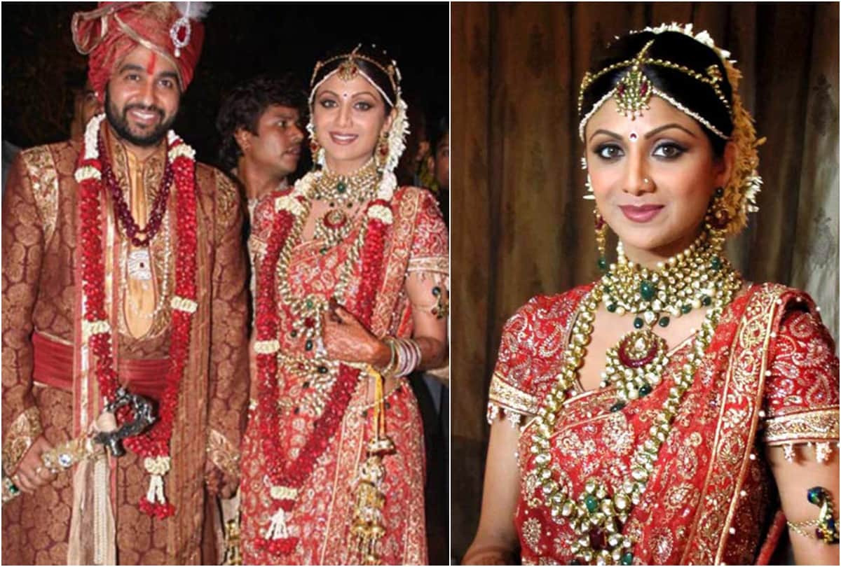 Wedding Outfit of bollywood actress aishwarya rai to shilpa shetty