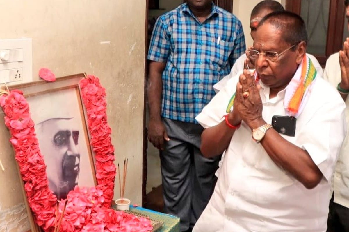 Puducherry CM V Narayanasamy says centre us as union territory or state depending on convenience