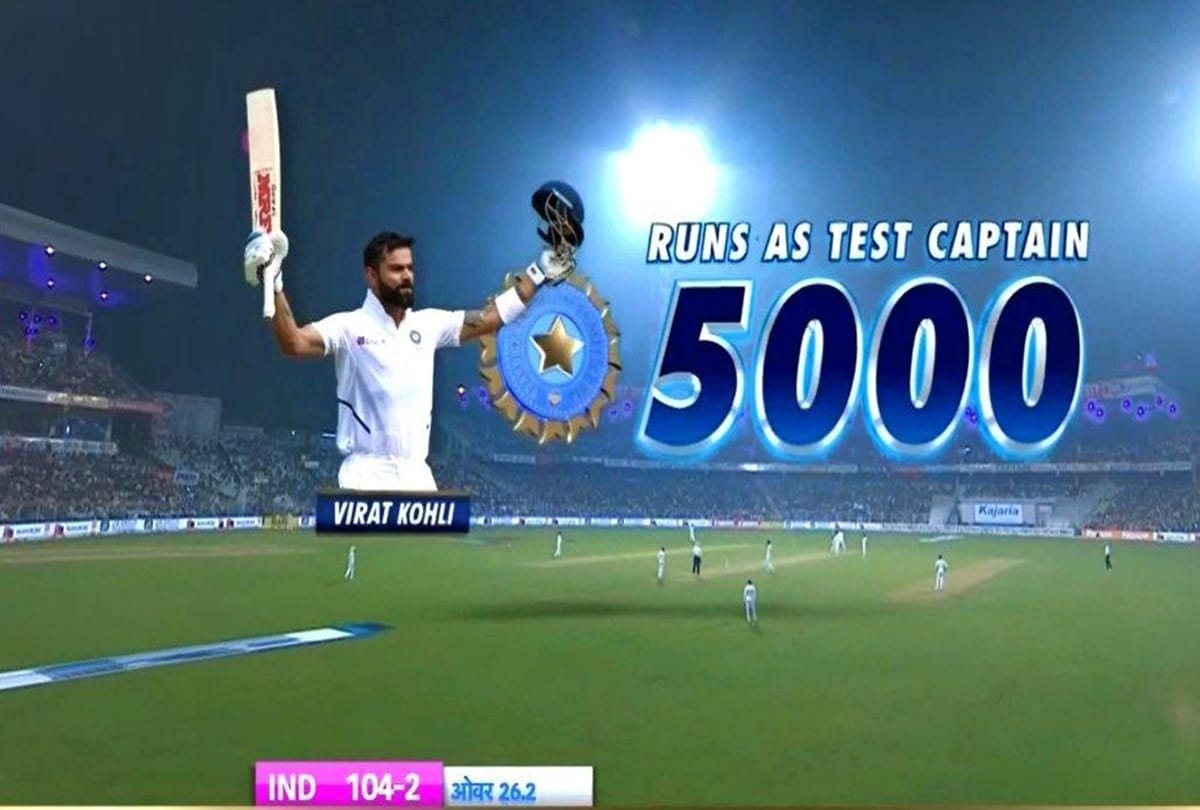 INDvBAN: Pink ball test, Virat Kohli becomes first Indian captain to score five thousand runs