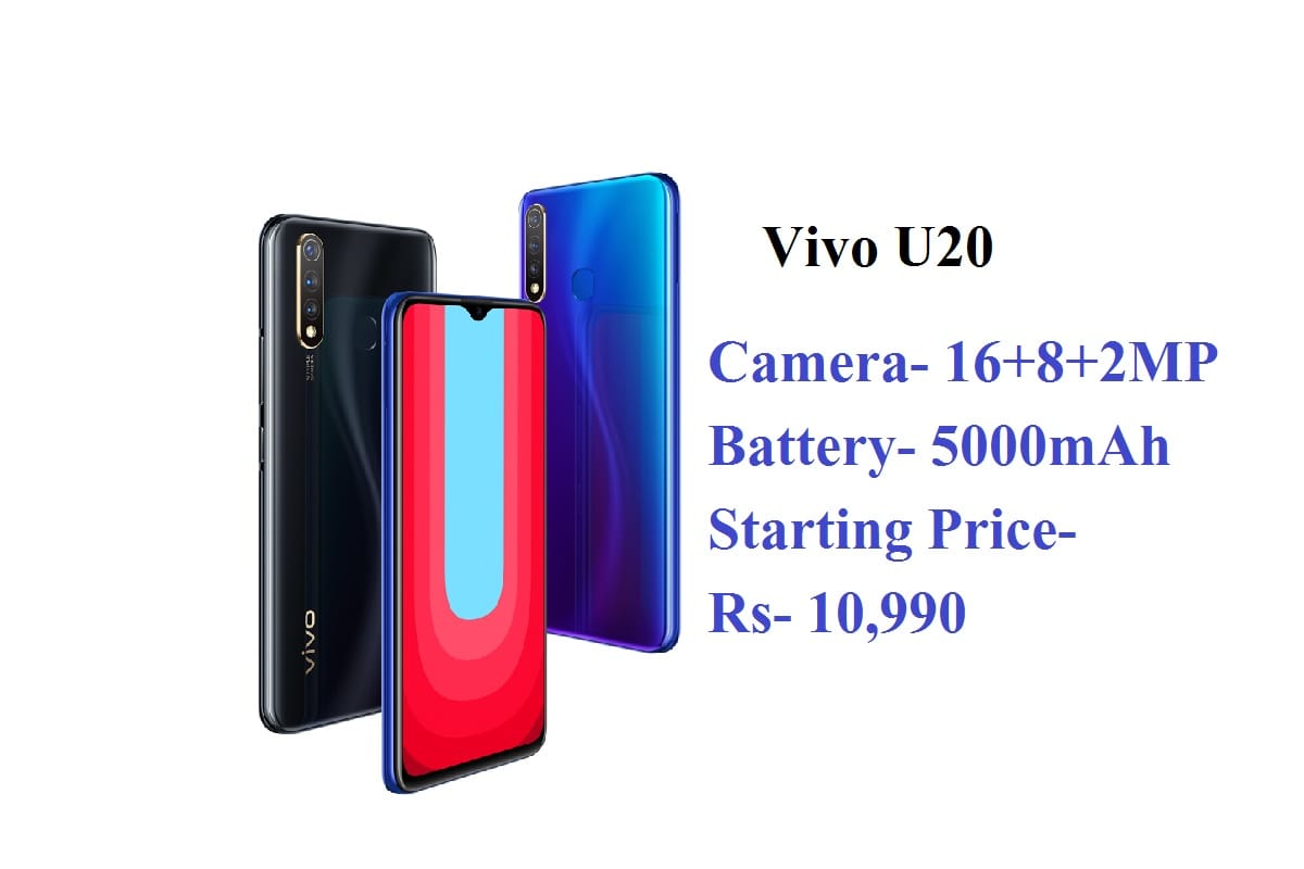 Vivo U20 Launched In India Know Price Specifications And Offers