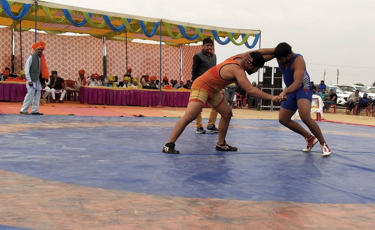 kushti in morki inter callege