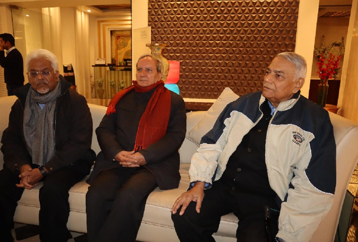 Sinha said, improvement in Kashmir situation is possible only through talks