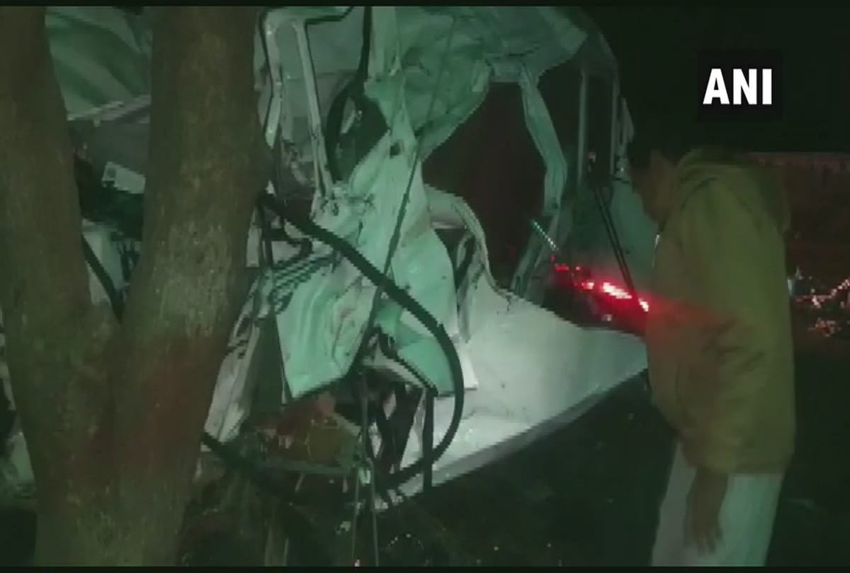 Rajasthan Road accident in Nagaur two buses collided with each other