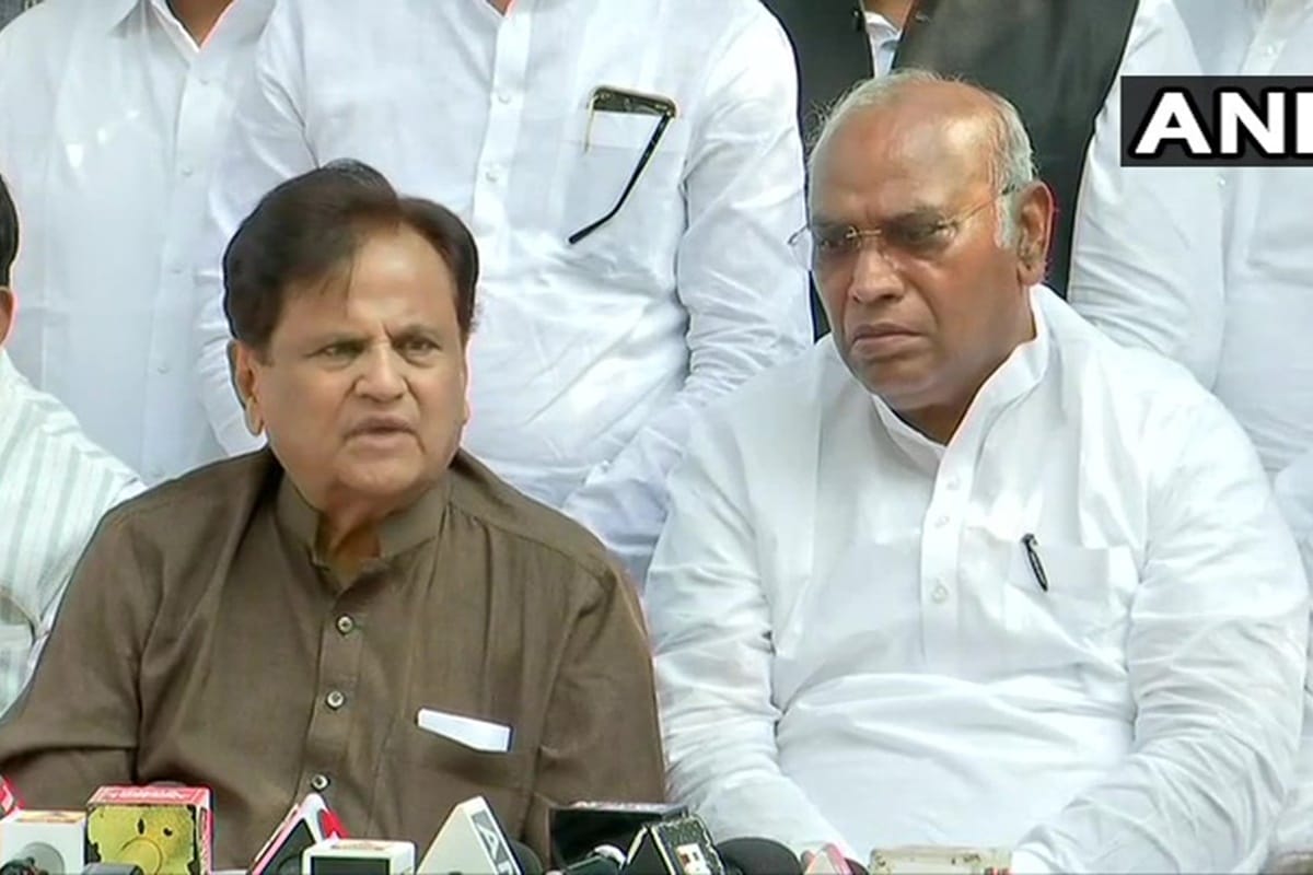 Ahmed Patel on Maharashtra says three parties are together, we will defeat BJP in trust vote