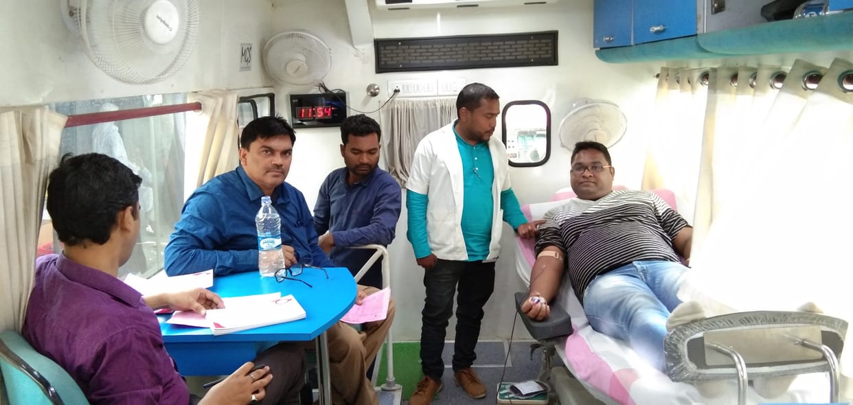 blood donation camp in kushinagar