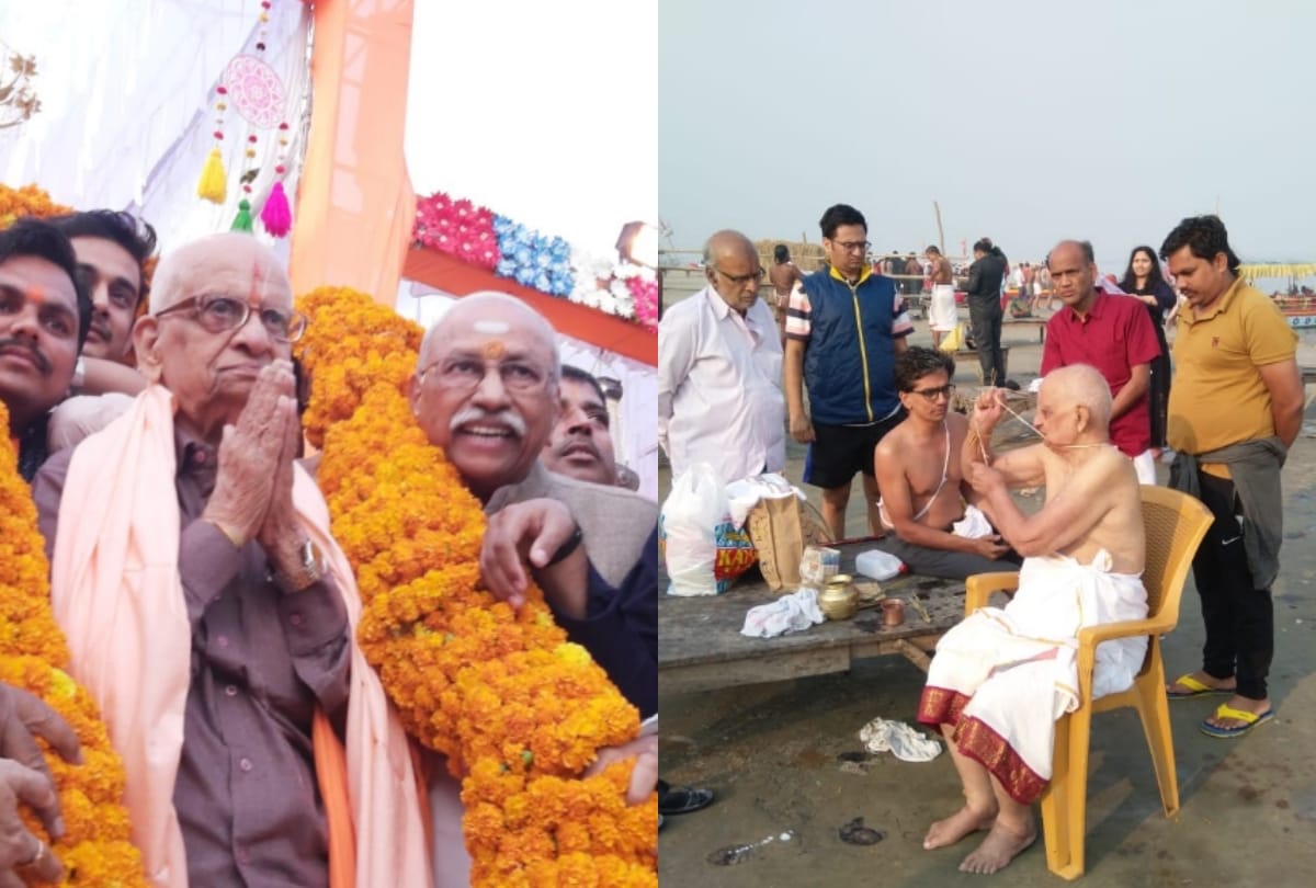 Senior Supreme Court Advocate k Parasran reached Ayodhya.