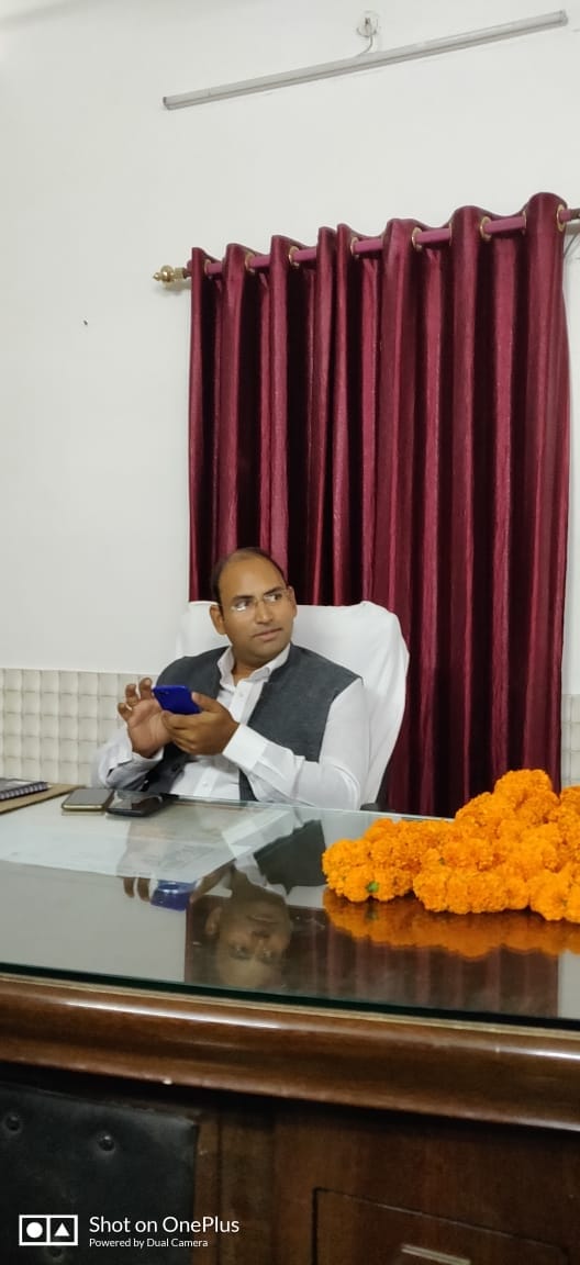vimalesh kumar took charge of bsa, kushinagar