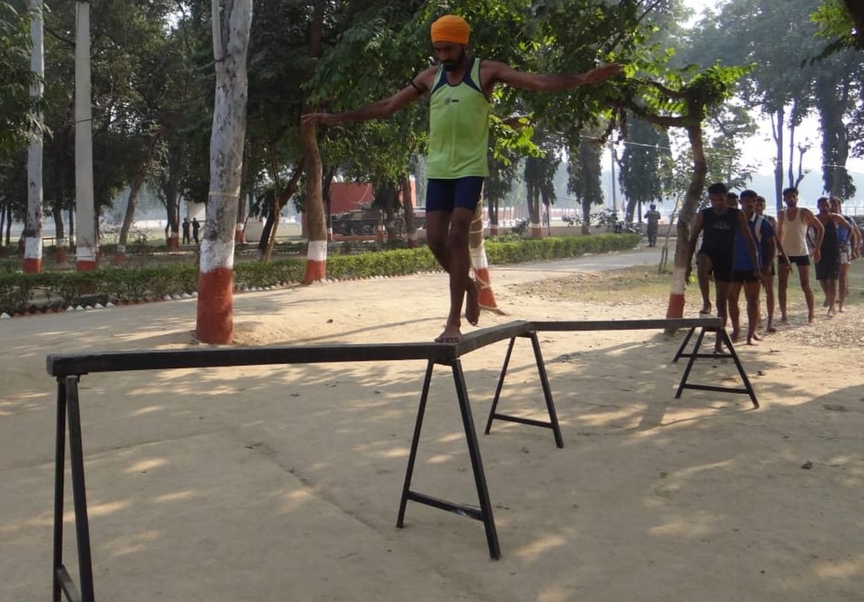 Only 385 youngsters from three districts could show strength in the race