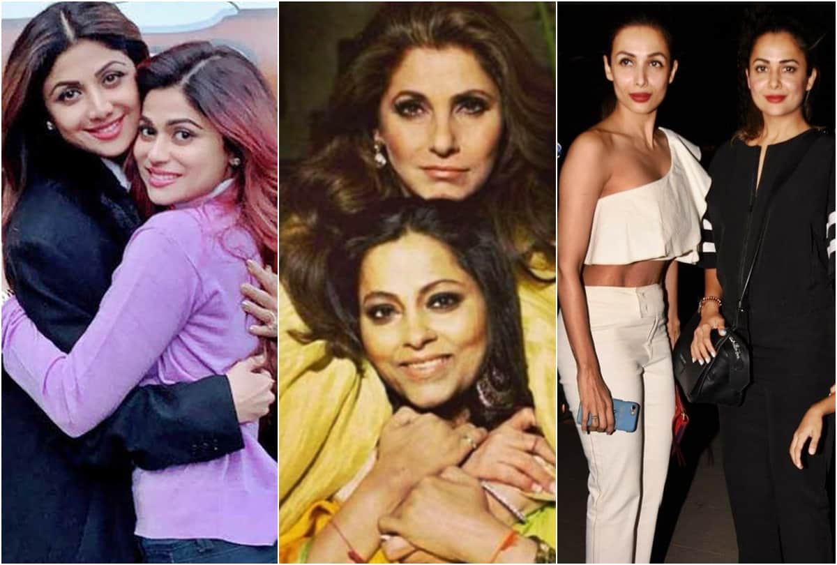 flop hit Bollywood Sisters Shilpa Shamita Kajol Tanisha Malaika Amrita Dimple Simple Twinkle Rinky
