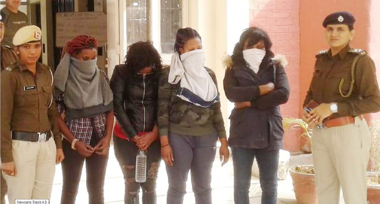 Gurugram: Four foreign women arrested for misbehaving on MG Road