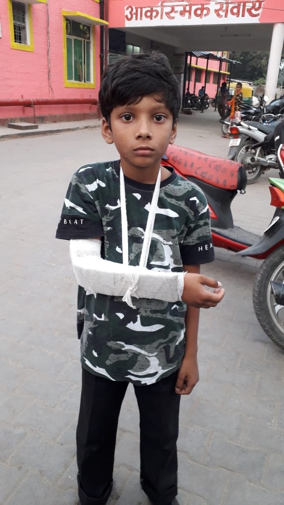 student beaten by his teacher