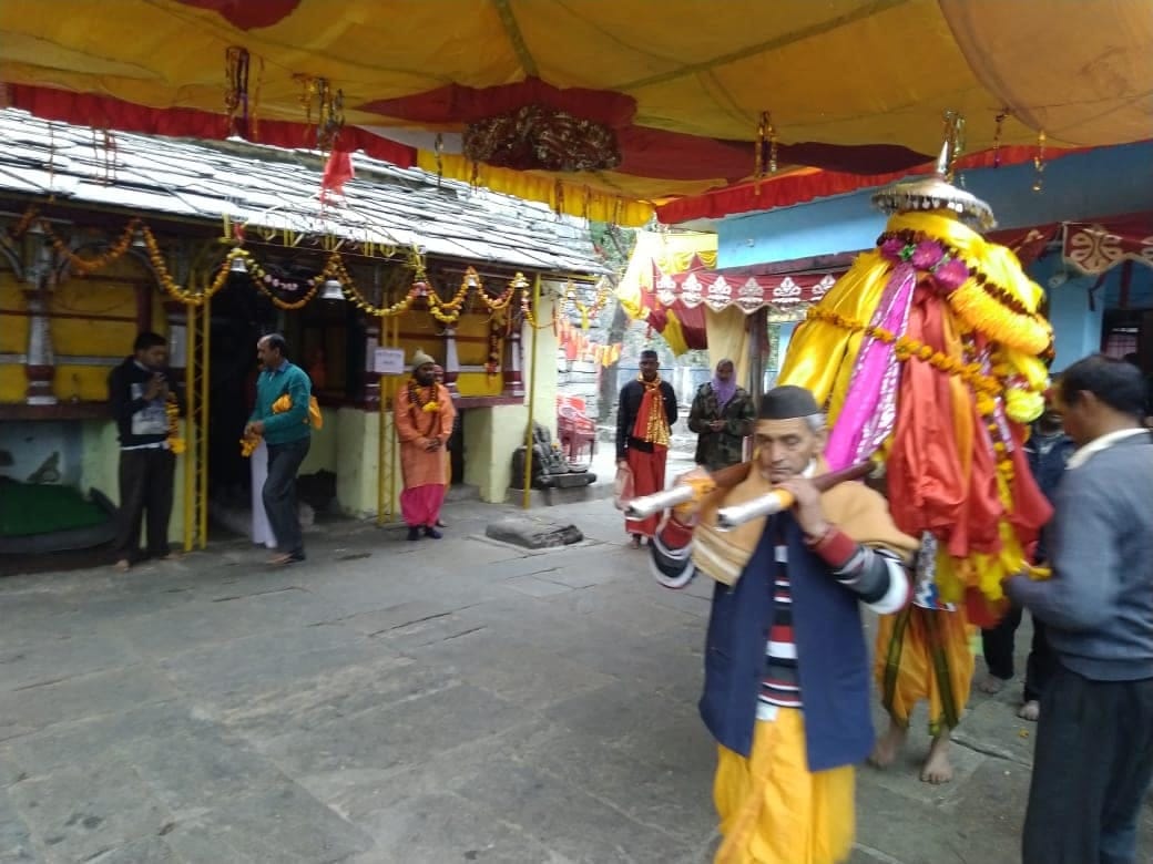 madhmaheshwar dham doli will reach last stoppage
