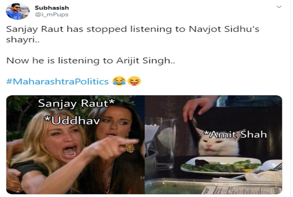 Viral Memes on Maharashtra Politics to devendra  sanjay raut Shiv Sena Amit Shah BJP NCP ajit