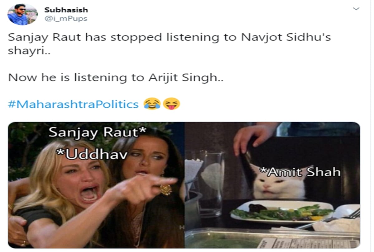 Viral Memes on Maharashtra Politics to devendra  sanjay raut Shiv Sena Amit Shah BJP NCP ajit