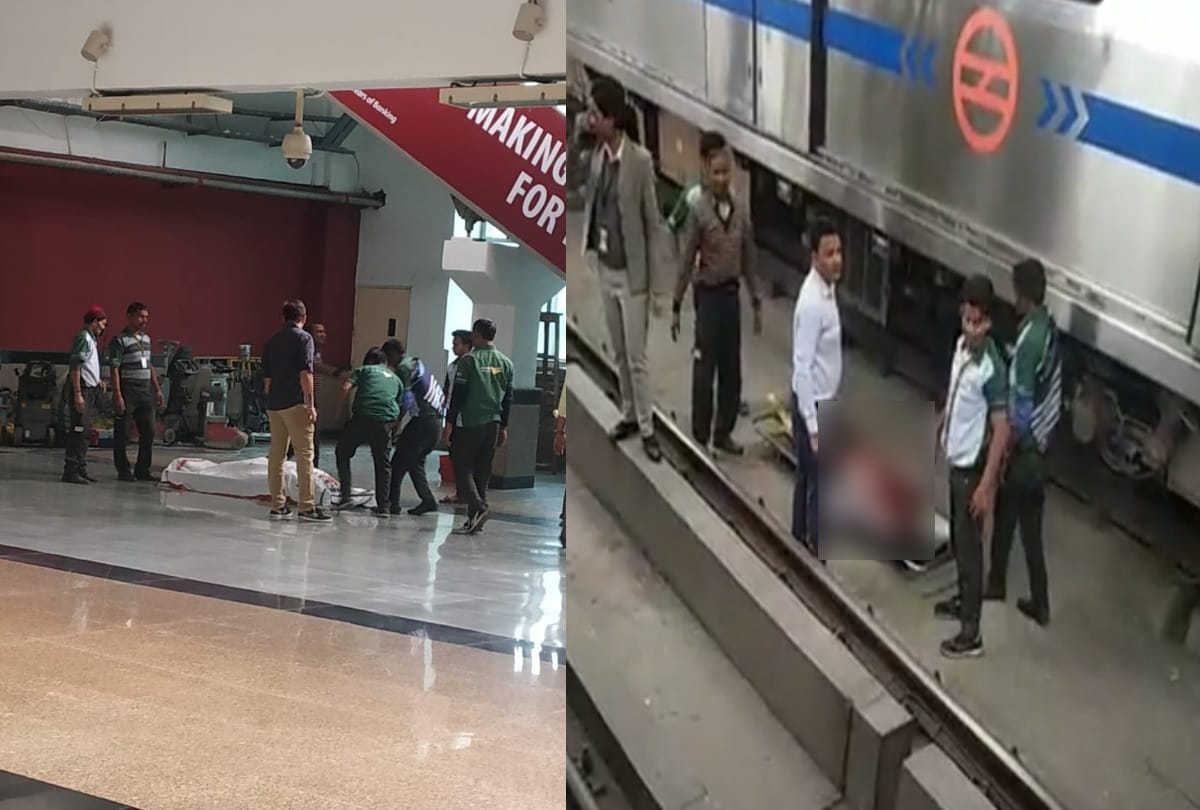 Man jumps off in front of delhi metro at golf course metro station services delay