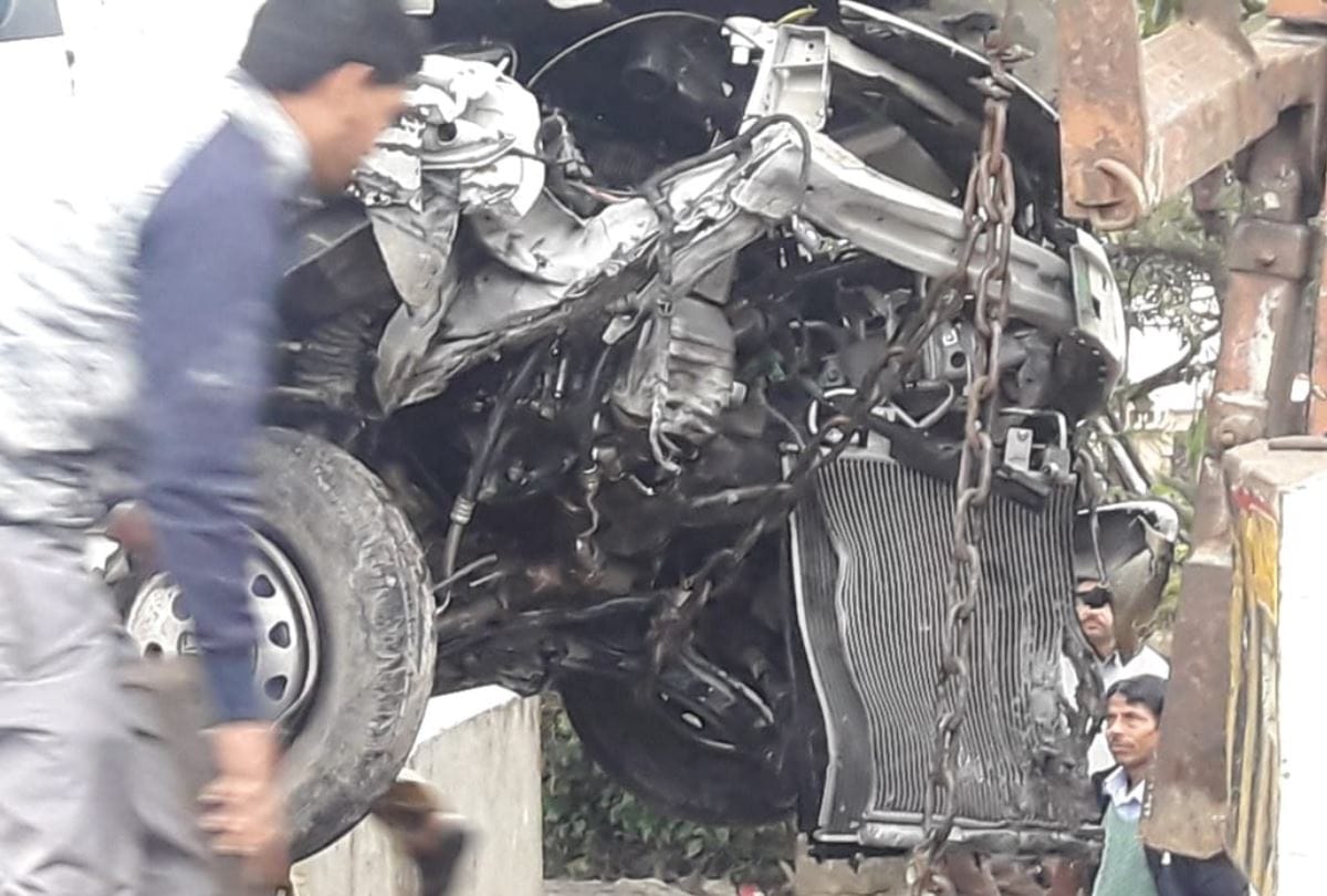 Two killed in road accident in Pathiyar in Kangra in Himachal Pradesh