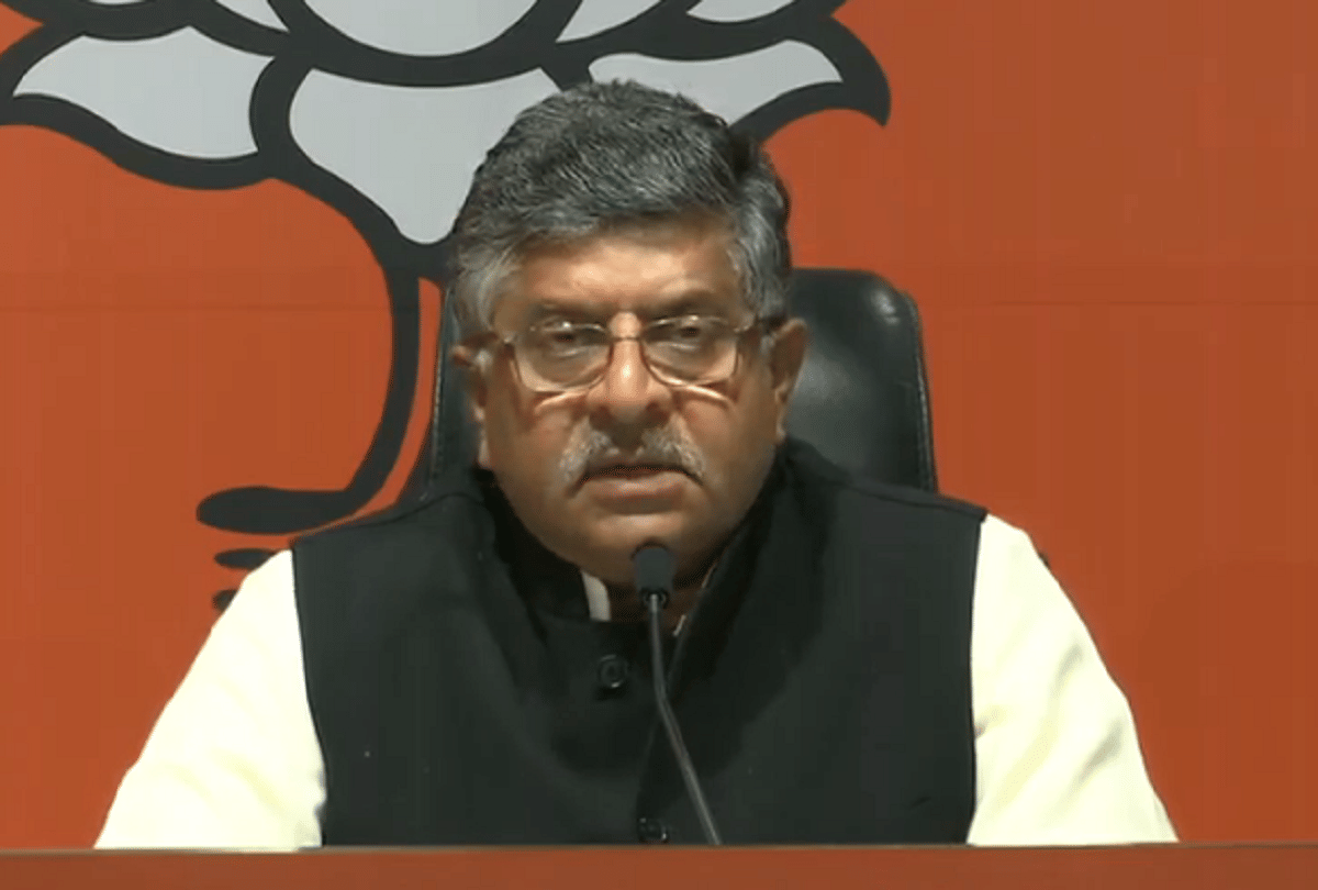 Union Minister Ravi Shankar Prasad BJP live press conference on Maharashtra Government live update