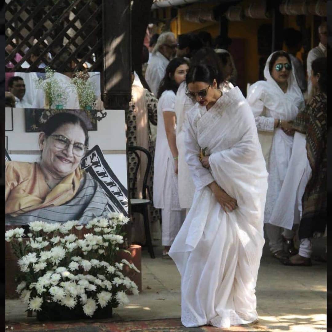 amitabh bachchan to rekha these bollywood celebrities reach Shaukat Kaifi Funeral