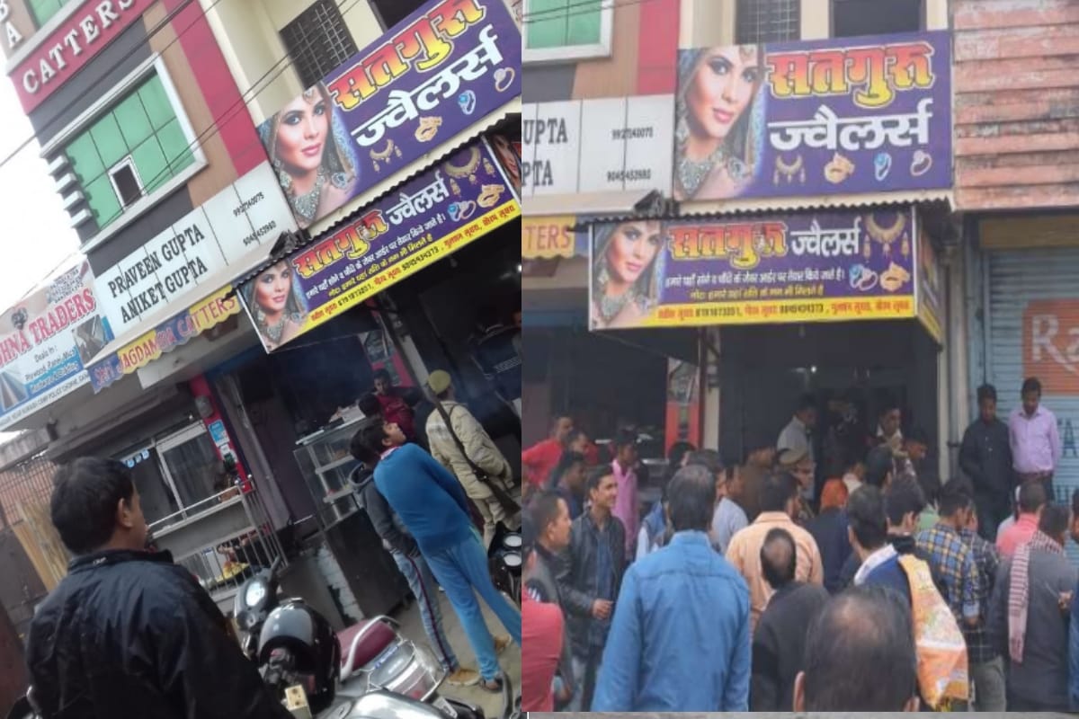 badmash stolen lakhs of cash from a jewellery shop in front of police chowki in saharanpur