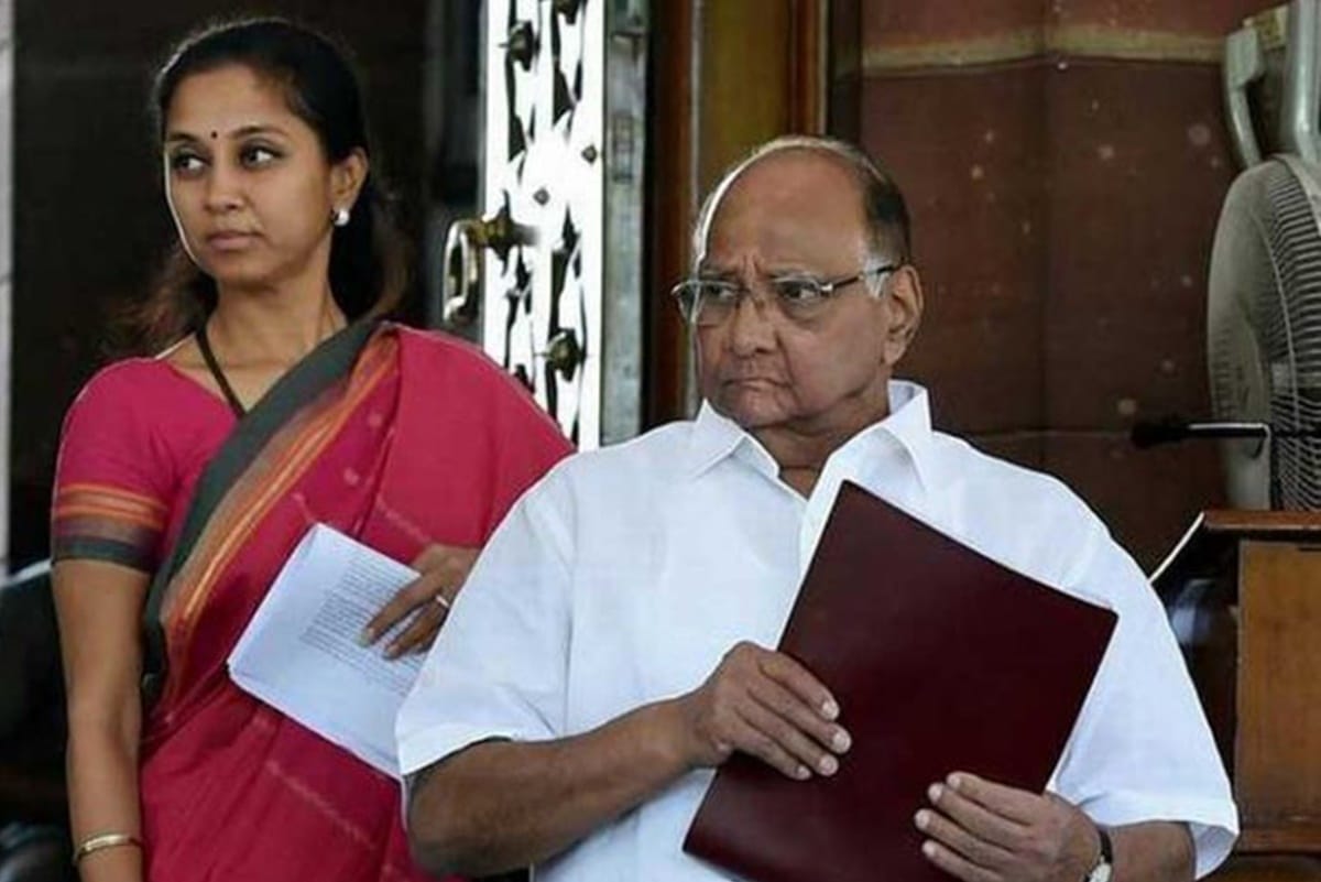 Maharashtra Supriya Sule security beefed up after protests outside Sharad Pawar residence Latest News Update