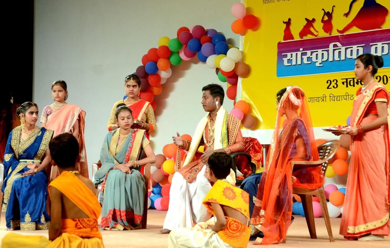Children showed talent in Gayatri Vidyapeeth Anniversary