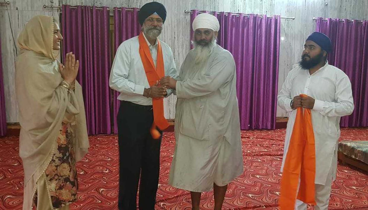 Major jeneral Sandeep Singh reached to Reethha Sahib Gurudwara