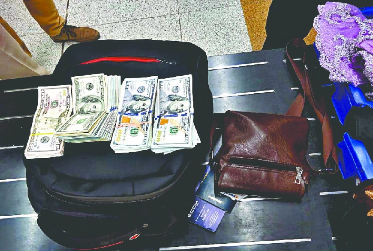 Afghan caught with 14 thousand US dollars from igi airport