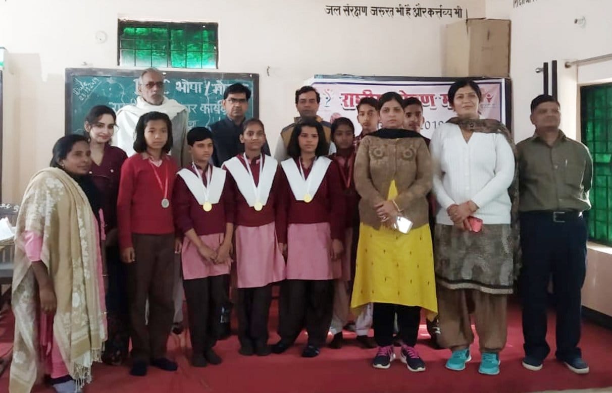 Kasturba girl students beat the road