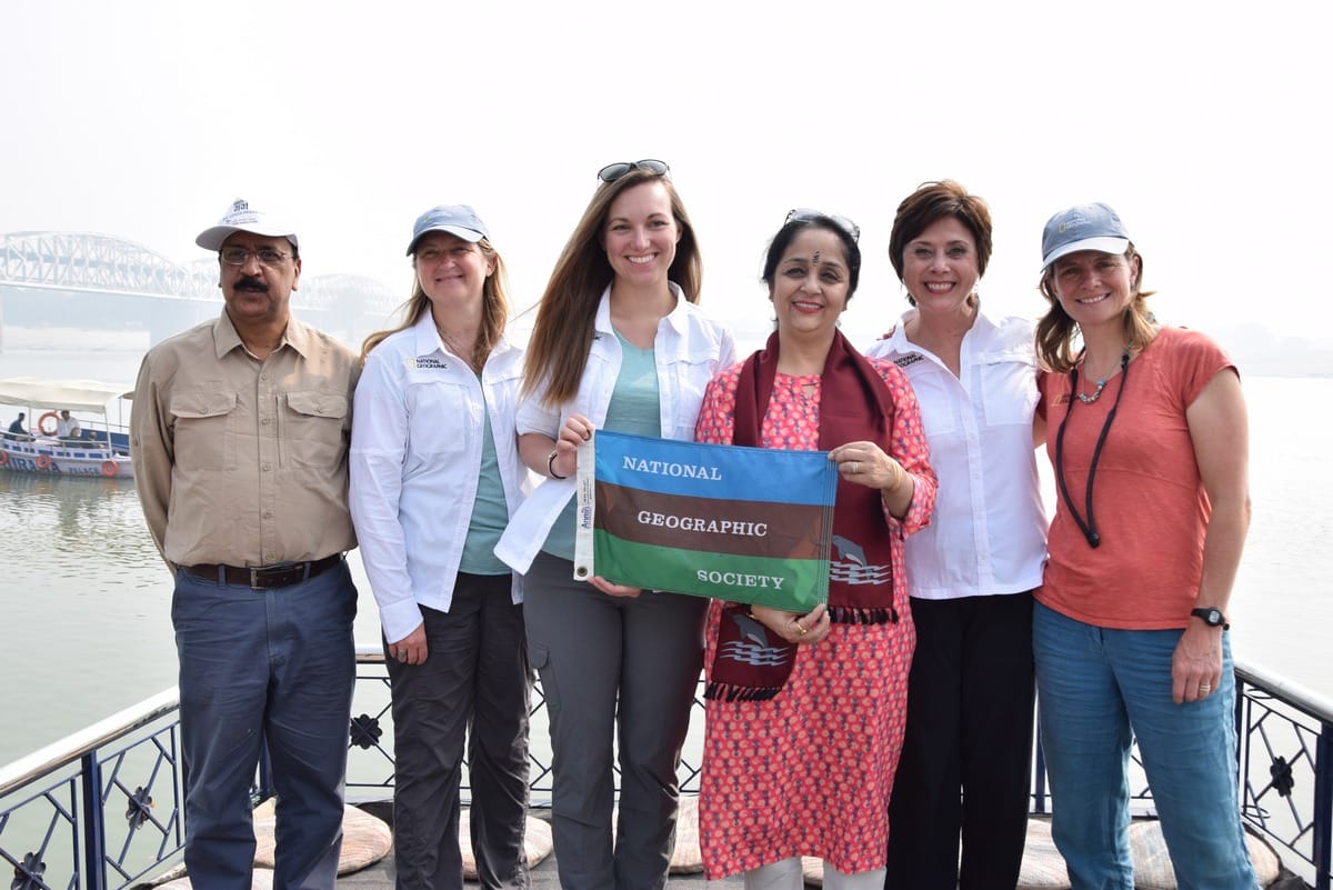 Geographic and WII team reached Banaras to check plastic in Ganga