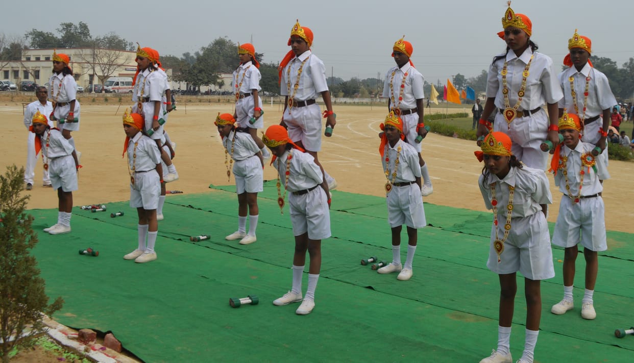 Hathras: Winning players' faces after winning medals