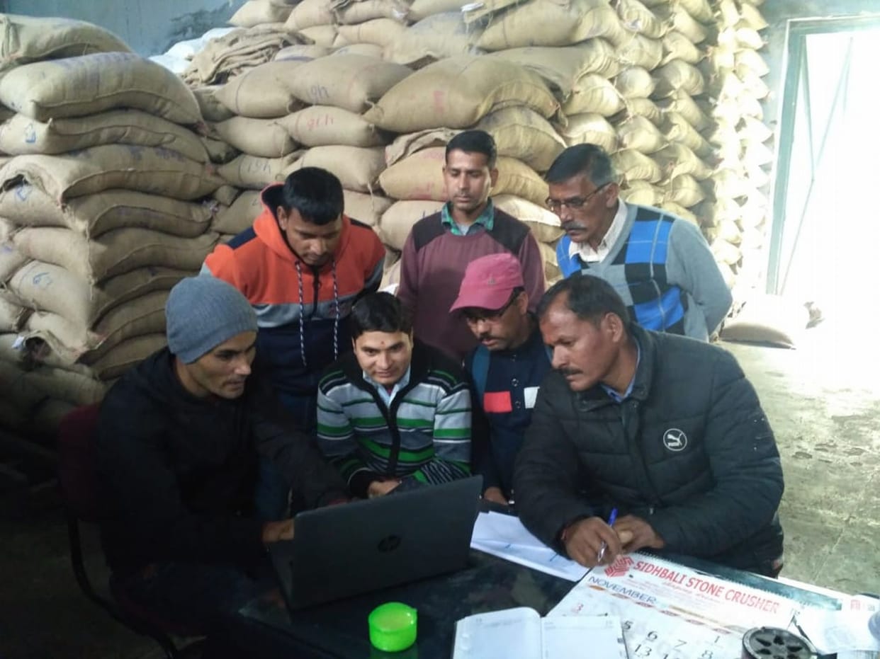 Training of POS machines to Galla traders in Takula