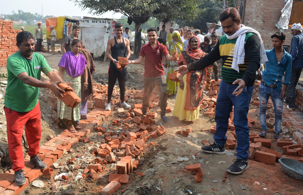 people angree on construction