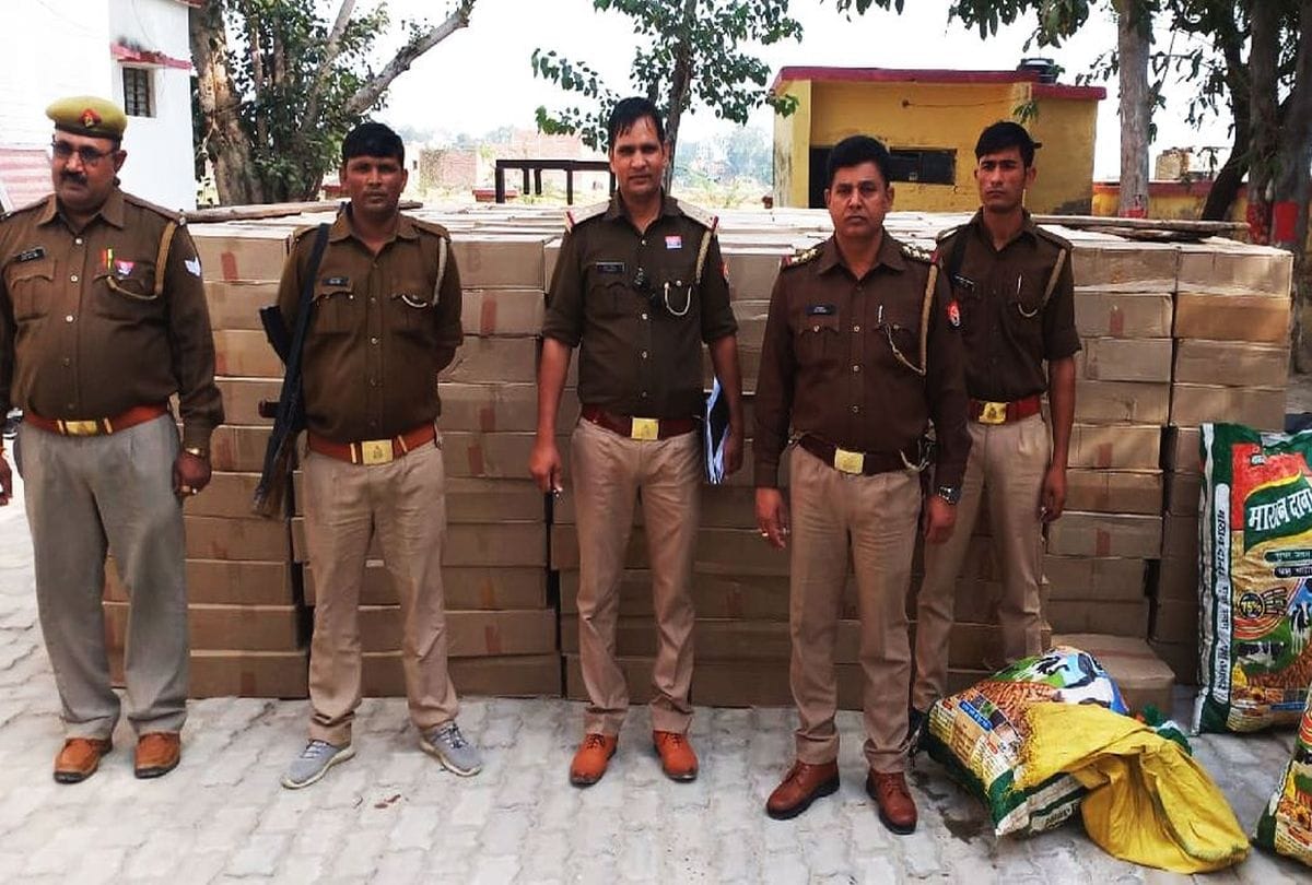 Police seized liquor worth Rs 46 lakh from the truck in mainpuri
