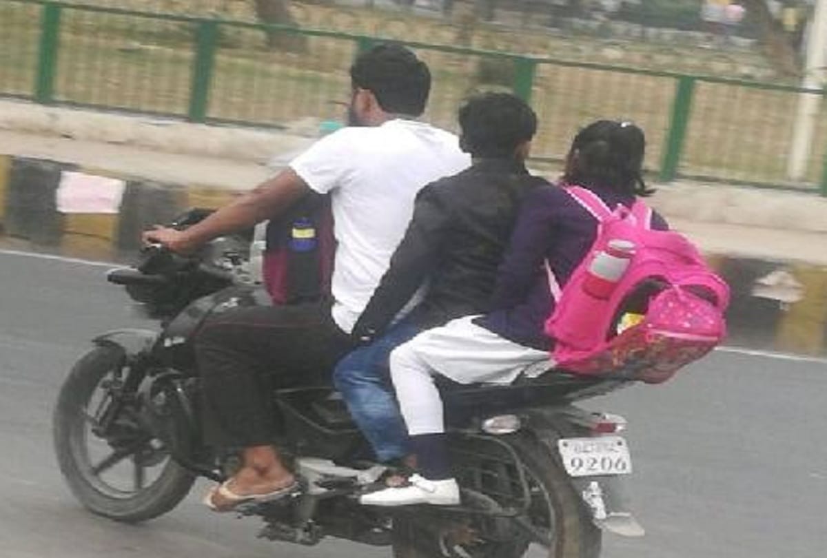 Seven thousand challans in four months and 78 lakh rupees fine yet violation of traffic rules is not stopping in etah