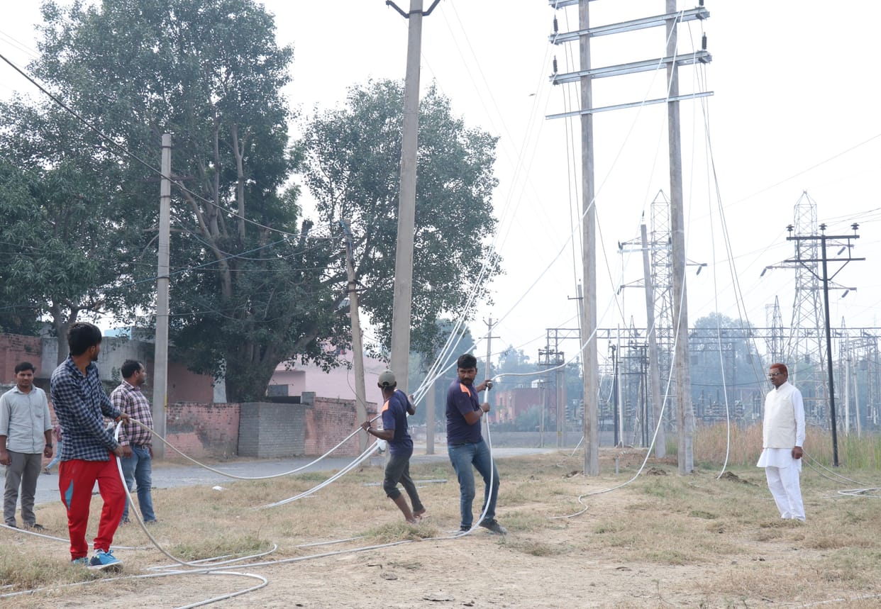 electricity line, change,