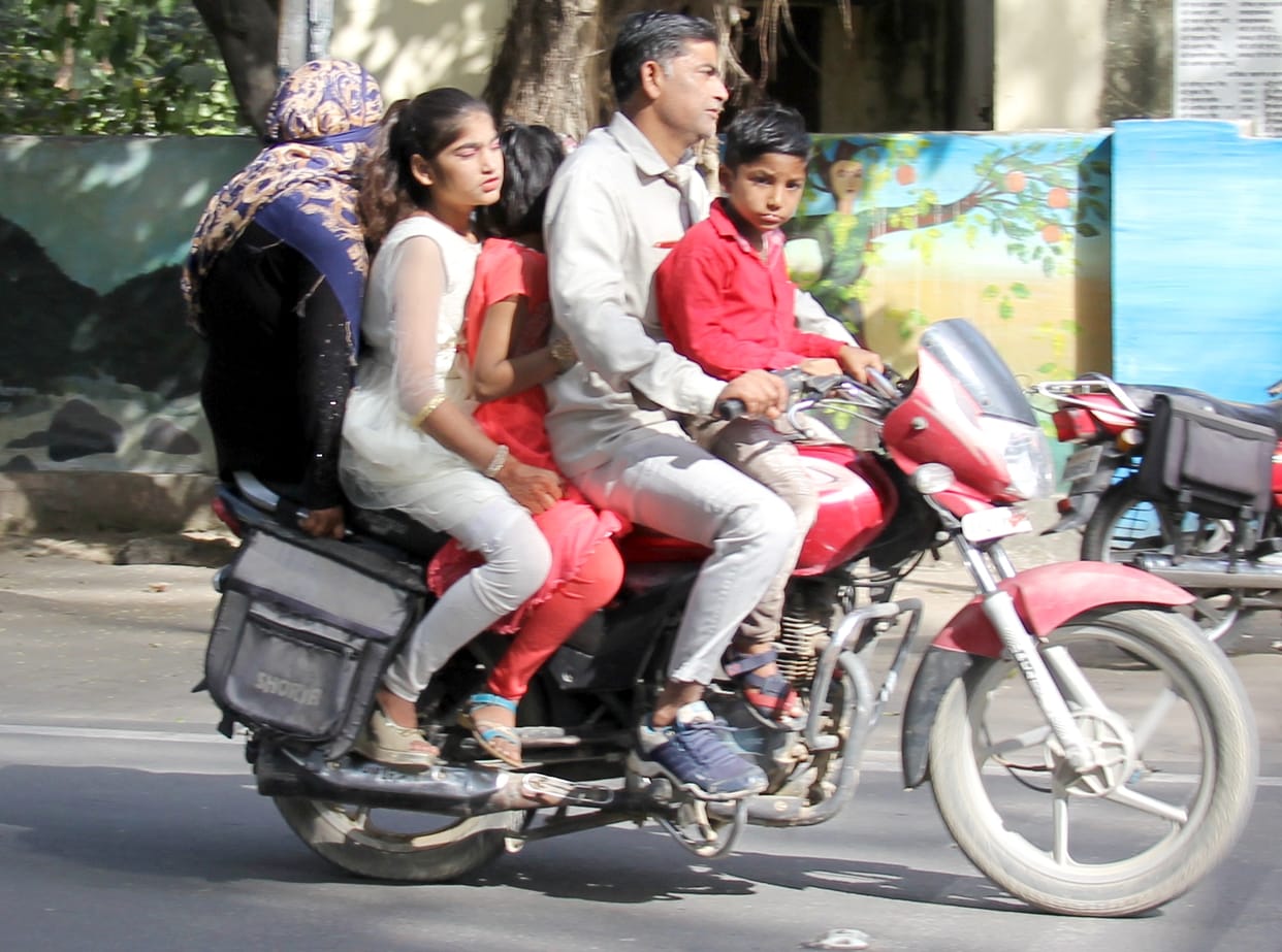 It has become a practice to break traffic rules
