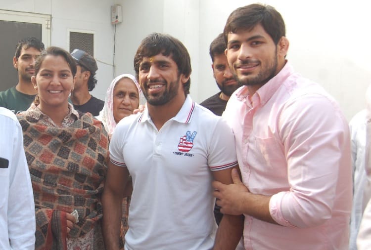 Indian Wrestler Bajrang Punia Wedding with Wrestler Sangeeta Phogat