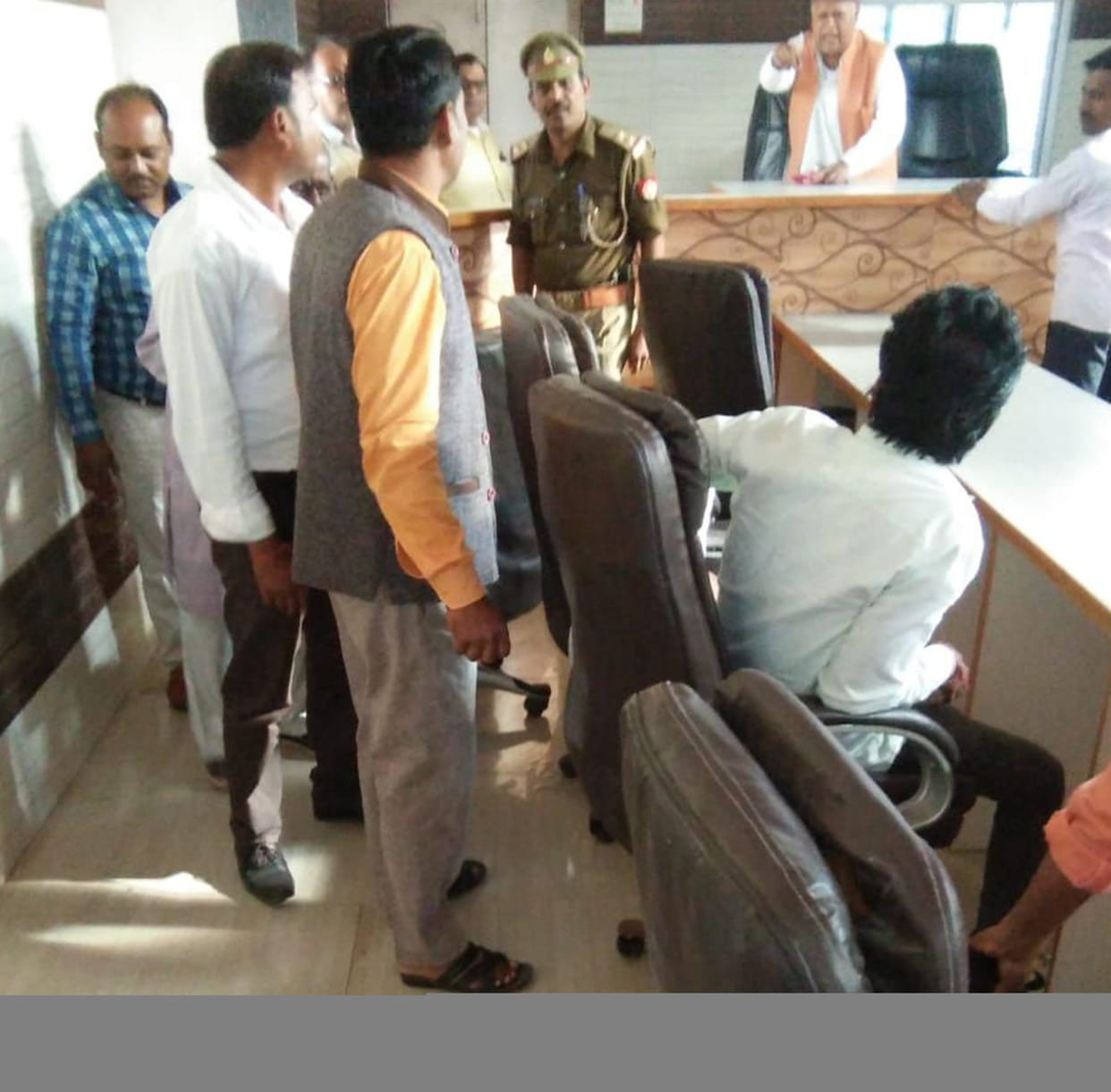 Chairman and members attend board meeting